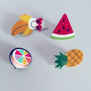 Fruit Enamel Pins